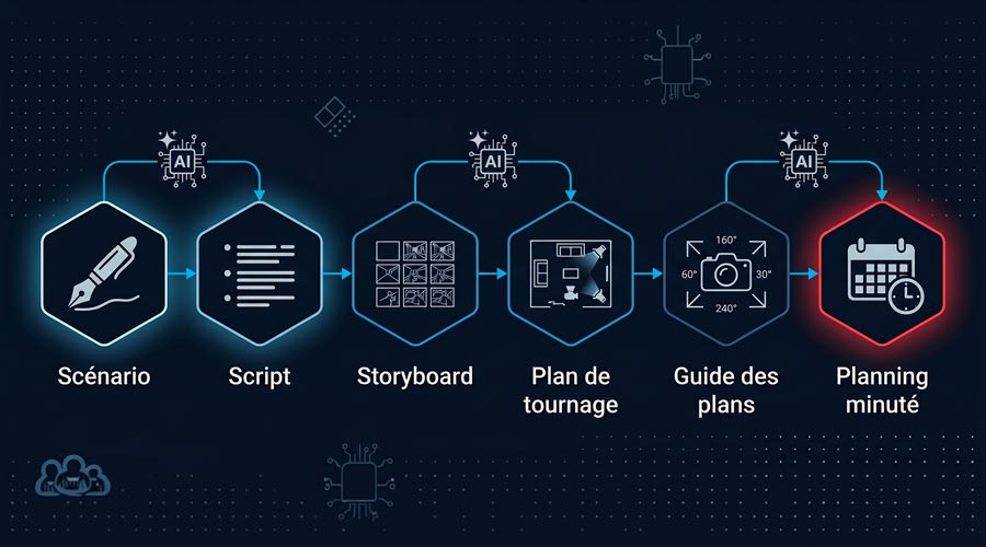 Les 6 étapes de préparation d'un tournage B2B professionnel