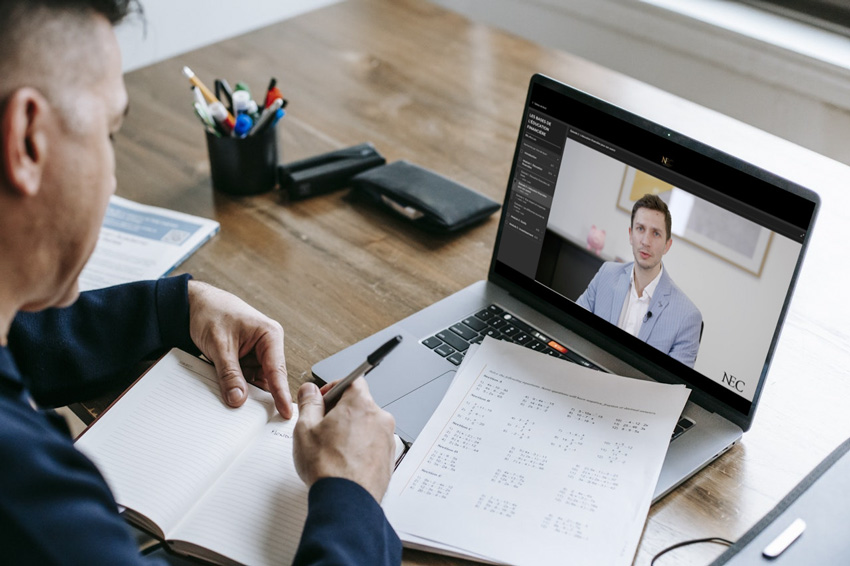 Tournage formation e-learning