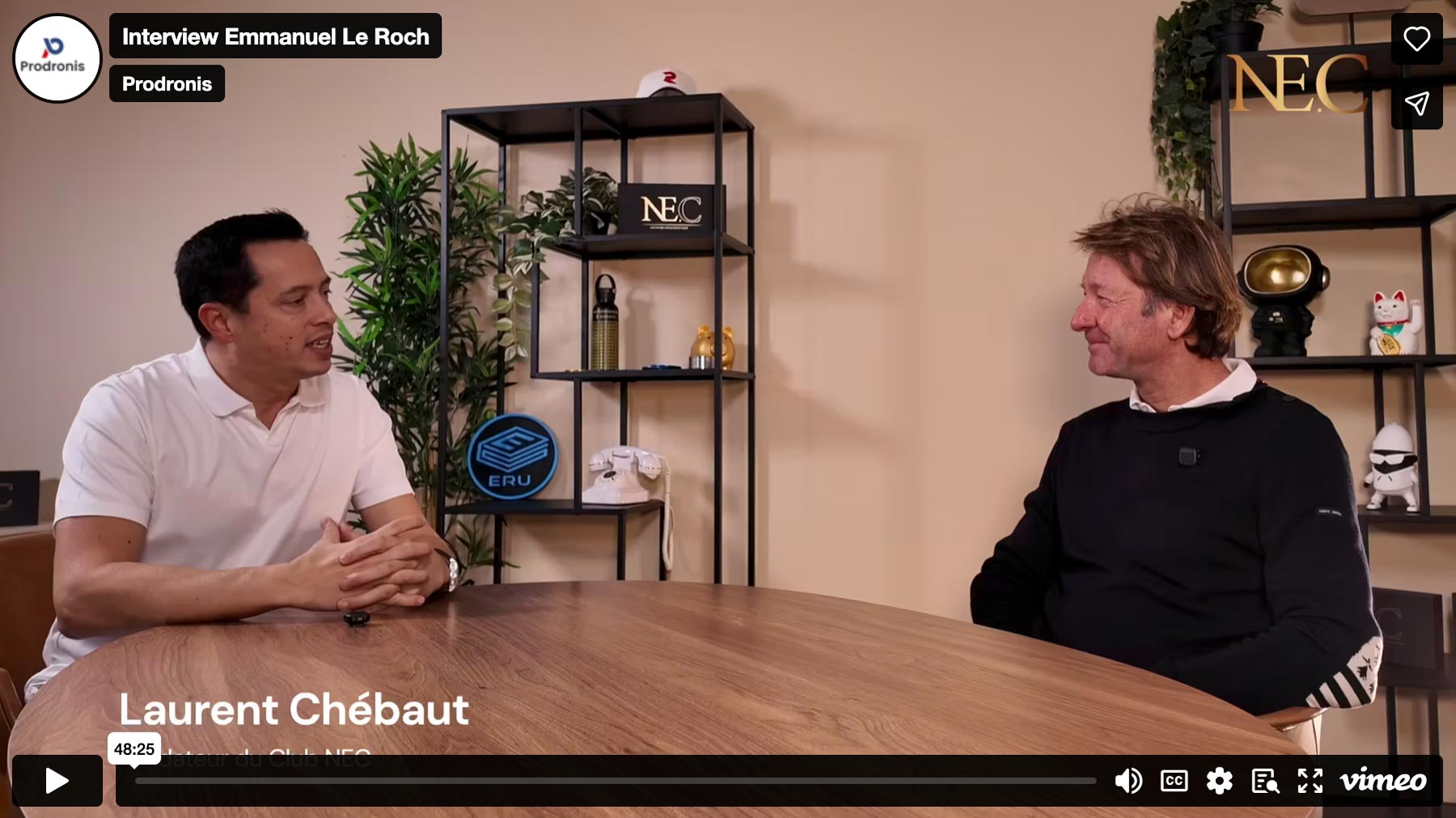 Interview Emmanuel Le Roch - CLUB NEC - vidéo bientôt disponible